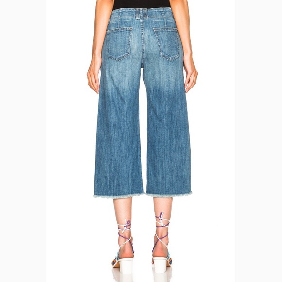 Current/Elliott Cropped Hampden Ankle Jeans Flare wide leg - Picture 3 of 8